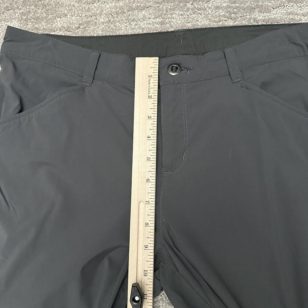 Patagonia Pants Womens 12 Gray Quandary Stretch Cargo Hiking Travel Quick Dry - Picture 14 of 15